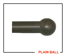 35 Finial Plain Ball